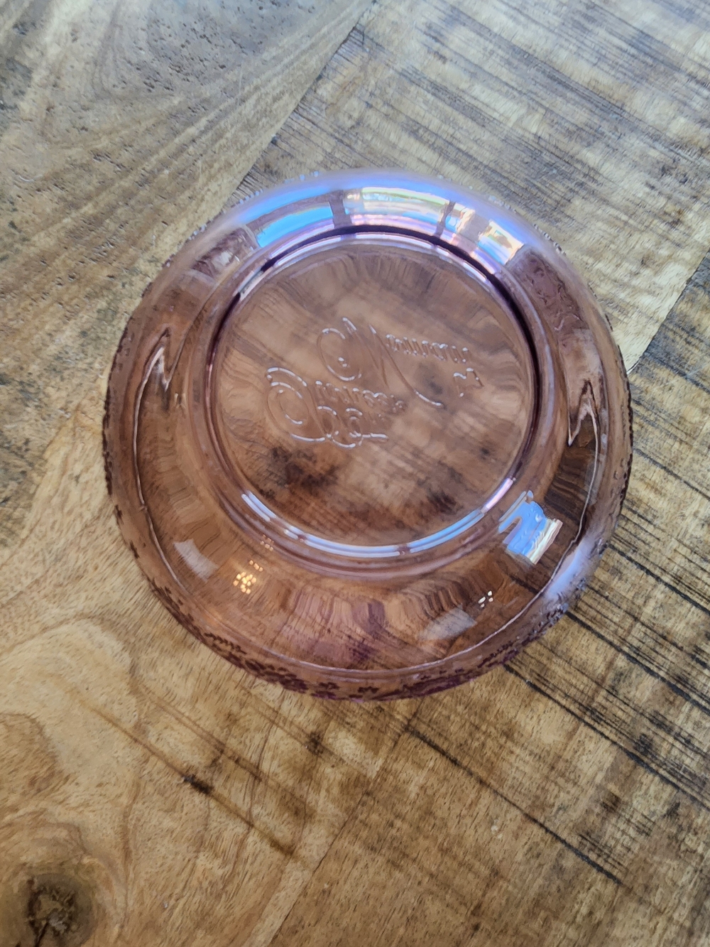 The Pioneer Woman Mazie Rose/Purple Large/Medium Glass Prep Bowls - Picture 8 of 12
